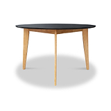Remy Black 120cm Round Dining Table