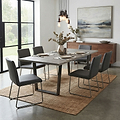 The Soho Large Industrial Grey Dining Table 200cm from Roseland Furniture