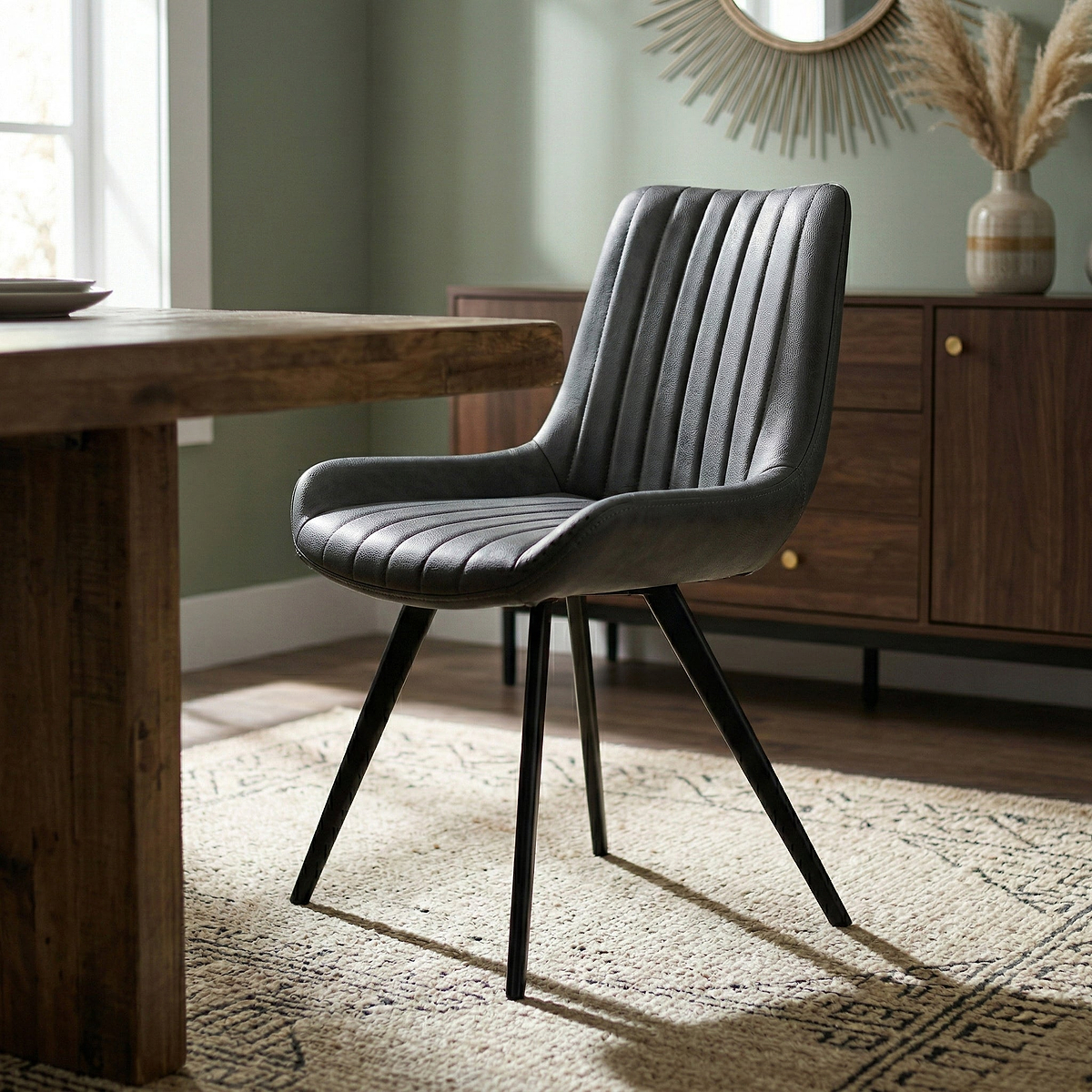 Cardona Grey Dining Chair from Roseland Furniture