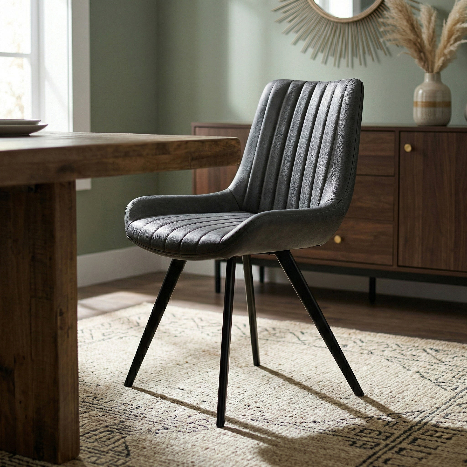 Cardona Grey Dining Chair from Roseland Furniture