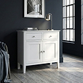 Chester White Mini Sideboard by Roseland Furniture