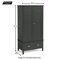 Dumbarton GENTS WARDROBE from Roseland Furniture
