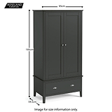 Dumbarton GENTS WARDROBE from Roseland Furniture