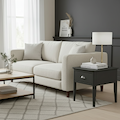 Dumbarton Charcoal Lamp Table from Roseland Furniture
