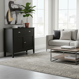 Dumbarton Charcoal Small Sideboard from Roseland Furniture