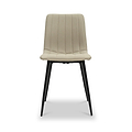 Geri-faux-leather-dining-chair-stone-set4 from Roseland Furniture