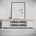 Farrow Grey 180cm Extra Wide TV Stand from Roseland Furniture