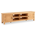 Surrey Oak 180cm Extra Wide TV Stand from Roseland Furniture