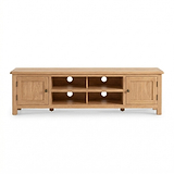 Surrey Oak 180cm Extra Wide TV Stand from Roseland Furniture