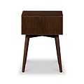 Oskar 1 Drawer Grooved Side Table from Roseland Furniture