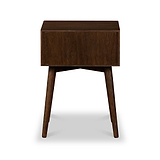 Oskar 1 Drawer Grooved Side Table from Roseland Furniture