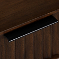 Oskar 1 Drawer Grooved Side Table from Roseland Furniture