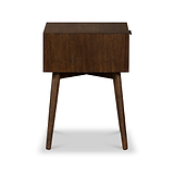 Oskar 1 Drawer Grooved Side Table from Roseland Furniture
