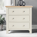 Farrow Cream Small 3 Drawer Chest from Roseland Furniture