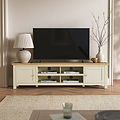 Farrow Cream 180cm Extra Wide TV Stand from Roseland Furniture