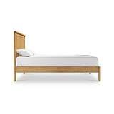 Lanner Oak Low Foot End Bed Frame Double from Roseland Furniture