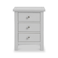Cornish Dove Grey Bedside Cabinet from Roseland Furniture