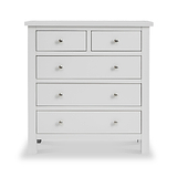 Cornish Dove Grey 2 over 3 chest of drawers from Roseland Furniture