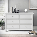 Cornish Dove Grey 6 Drawer Chest from Roseland Furniture