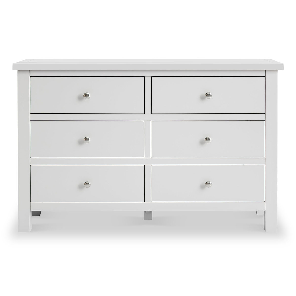 Cornish Dove Grey Large 6 Drawer Chest from Roseland Furniture