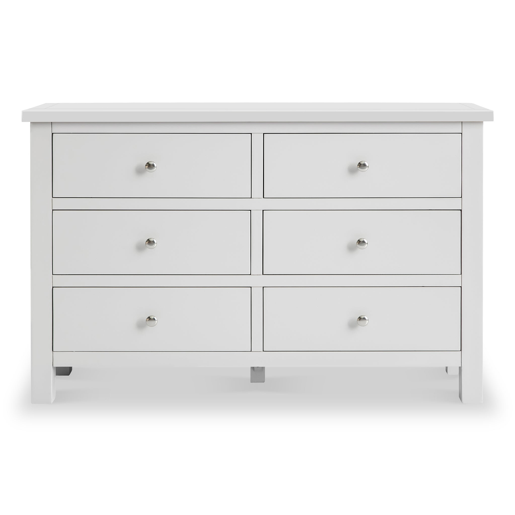 Cornish Dove Grey Large 6 Drawer Chest from Roseland Furniture