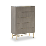 Amelie Fluted 5 Drawer Chest from Roseland Furniture
