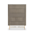 Amelie Fluted 5 Drawer Chest from Roseland Furniture