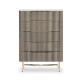 Amelie Fluted 5 Drawer Chest from Roseland Furniture
