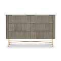 Amelie Fluted 6 Drawer Chest from Roseland Furniture