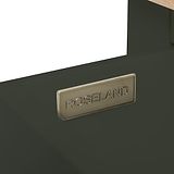 Farrow Charcoal Bedside Table by Roseland Furniture - Close up of interior