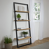 Isaac Oak Ladder Bookcase from Roseland Furniture