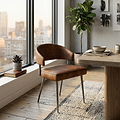 Torcello Faux Leather Dining Chair from Roseland Furniture