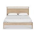 Jakob Oak 4ft6 Double Frame Bed from Roseland Furniture