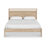 Jakob Oak 4ft6 Double Frame Bed from Roseland Furniture