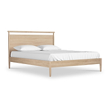 Jakob Oak 5ft King Frame Bed from Roseland Furniture