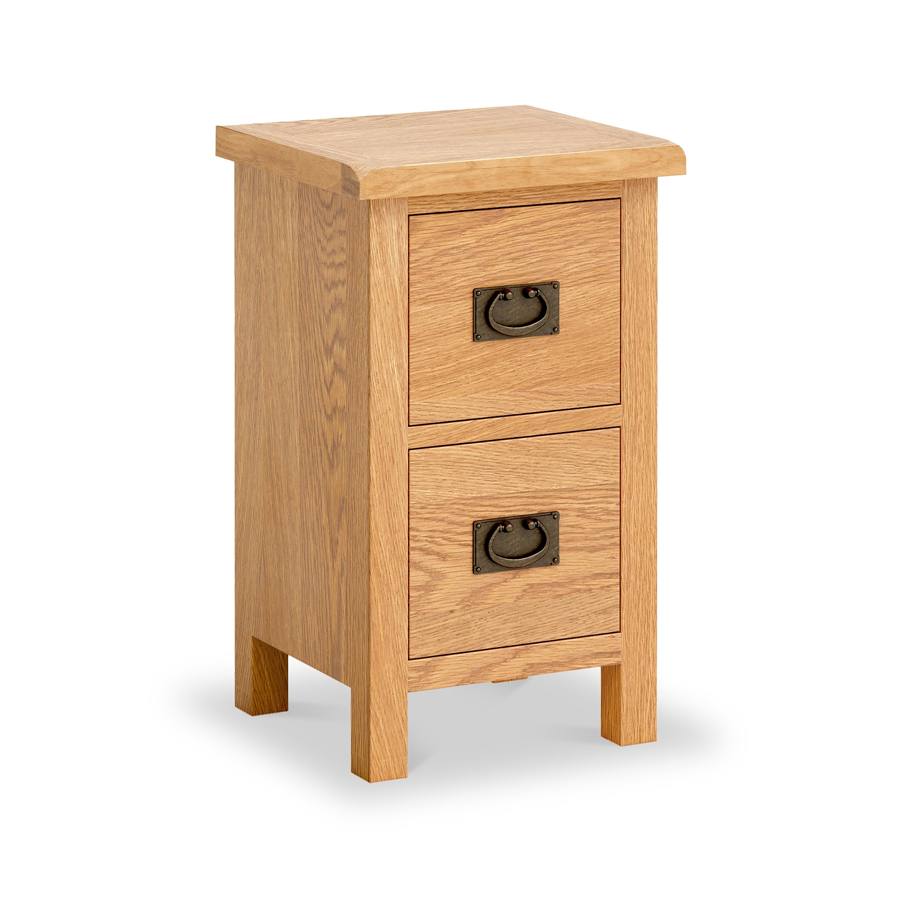 Surrey Slim Oak Bedside Table from Roseland Furniture