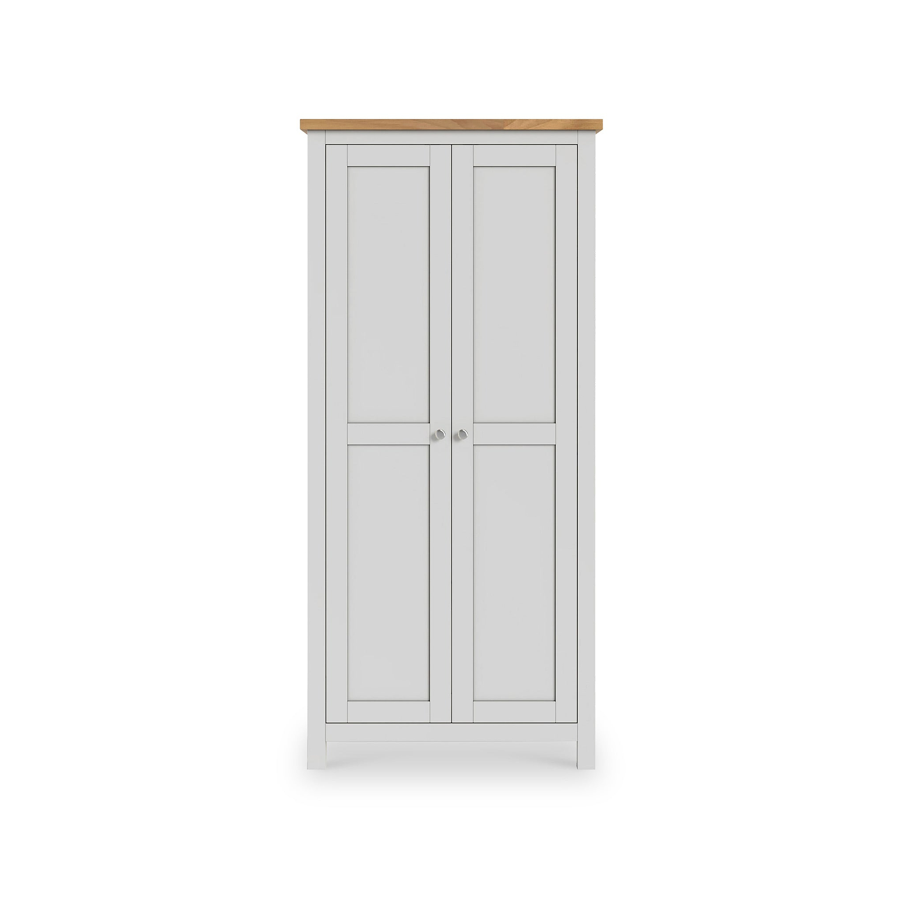 Farrow Grey Double Full Hanging Wardrobe from Roseland Furniture