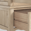 Camille Oak Double Wardrobe