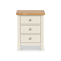 Farrow Cream XL Bedside Cabinet by Roseland Furniture - Front View