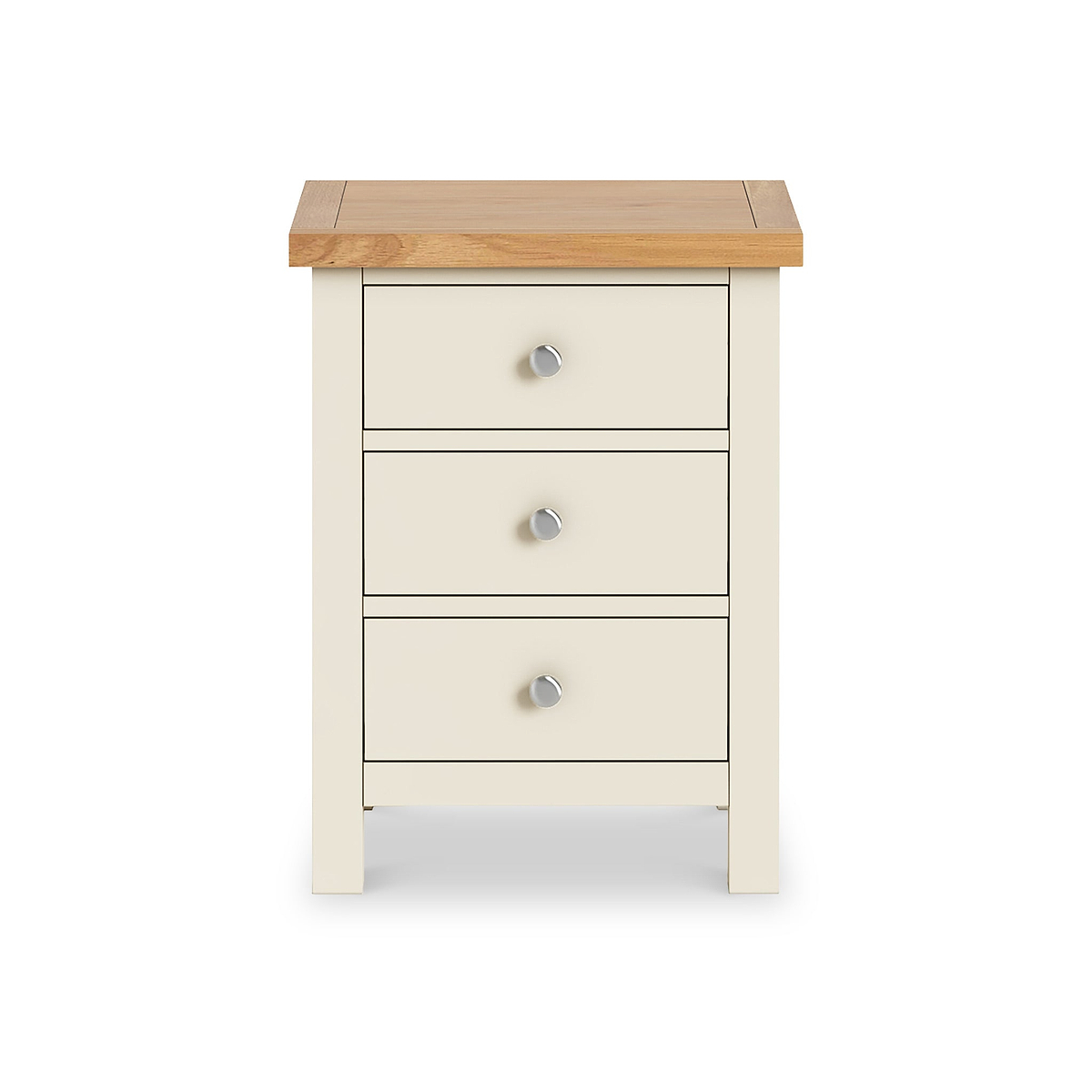 Farrow Cream XL Bedside Cabinet by Roseland Furniture - Front View