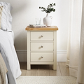 Farrow Cream XL Bedside Cabinet by Roseland Furniture - Lifestyle Shot
