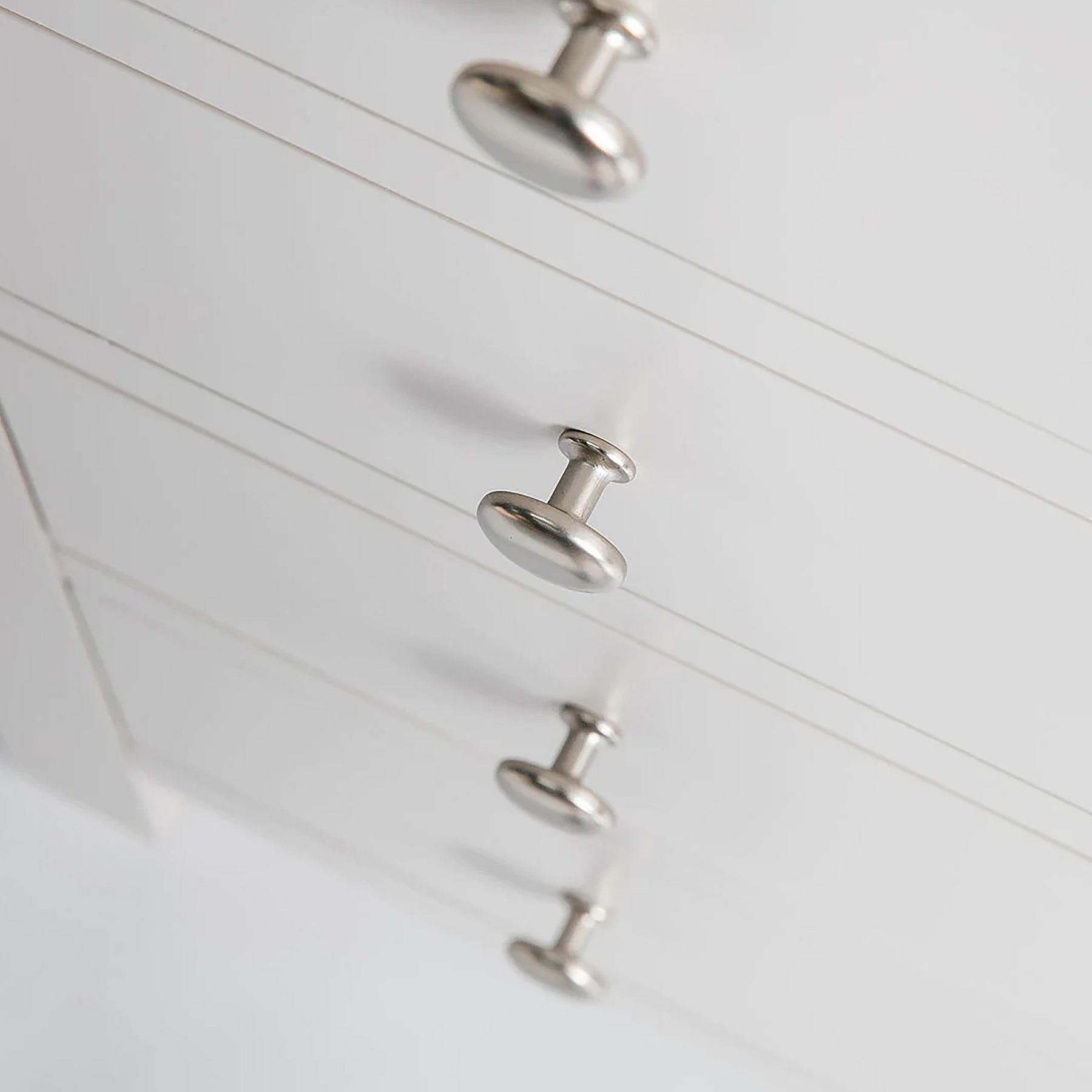 Farrow White XL 5 Drawer Tallboy Chest