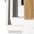 Farrow White XL 8 Drawer Wide Chest 