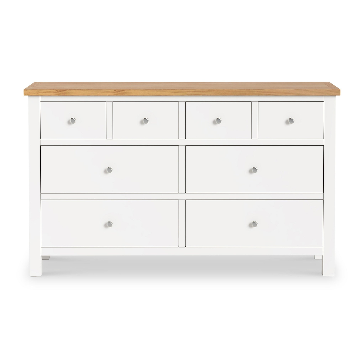 Farrow White XL 8 Drawer Large Chest 