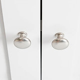 Farrow White Double Full Hanging Wardrobe from Roseland Furniture