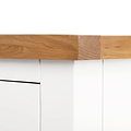 Farrow White Double Full Hanging Wardrobe from Roseland Furniture