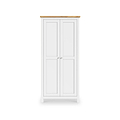 Farrow White Double Full Hanging Wardrobe from Roseland Furniture