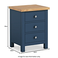 Farrow XL Bedside Table - Size guide