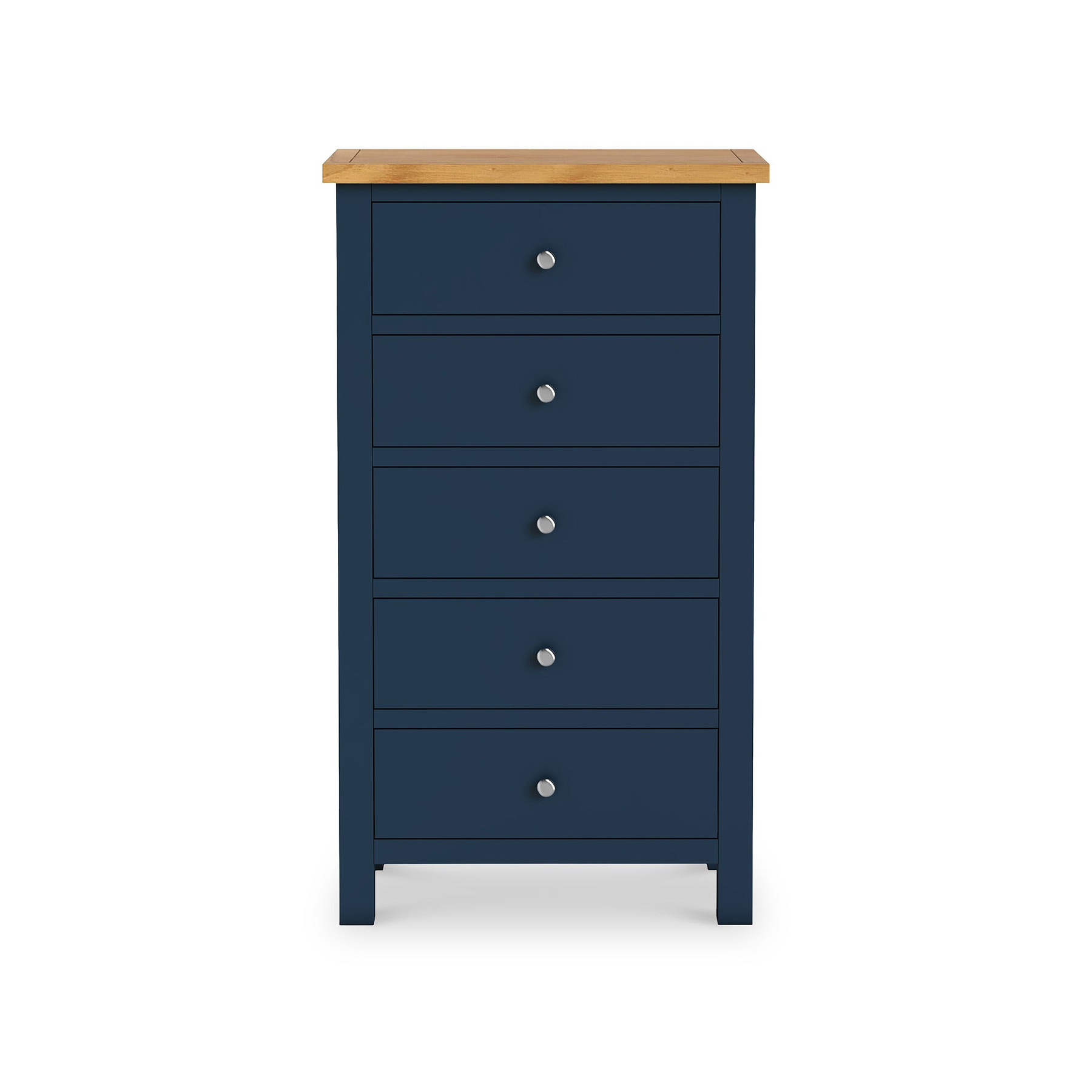 Farrow Navy Blue XL 5 Drawer Tallboy Chest
