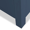 Farrow XL Navy 2 Over 3 Chest Of Drawers from Roseland Furniture - close up of legs